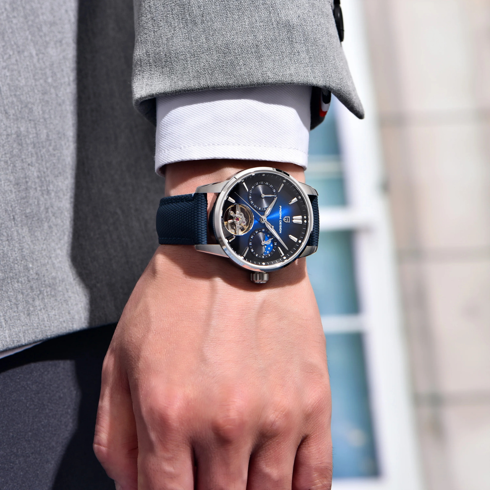 2026 Men Mechanical Watch 41mm Sapphire Crystal Stainless Steel Waterproof