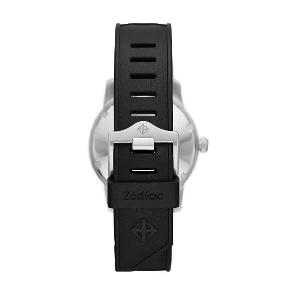 Zodiac Super Sea Wolf Automatic Diver 200m Black Dial Date 40mm Rubber