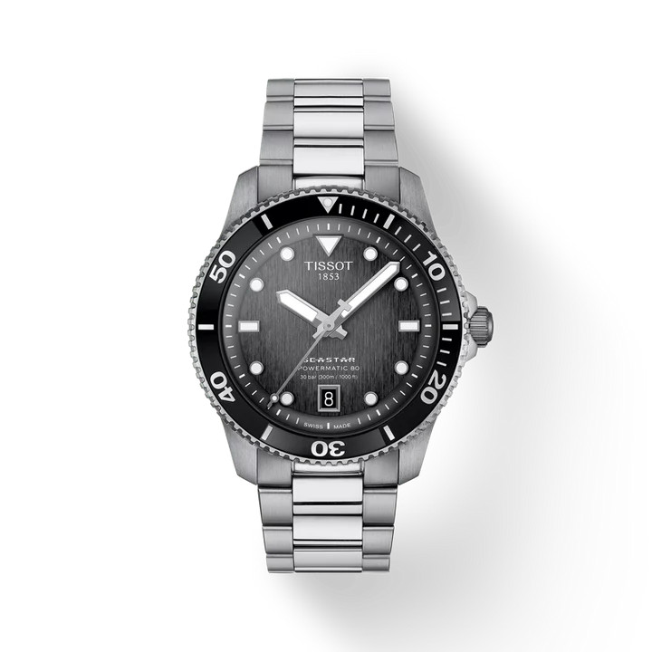 Tissot Seastar 1000 Auto 40mm Grey/Black Dial Men’s Watch T120.807.11.051.00
