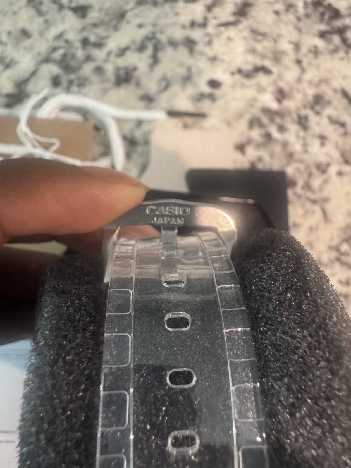 Shock-Resistant Clear w/ Box Manual