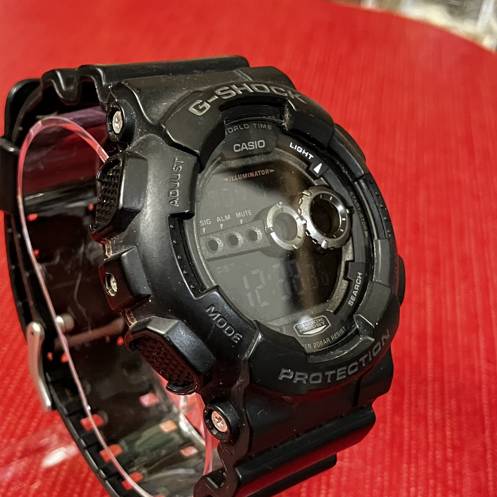 Casio G Shock Watch Men Digital Black Day Date 3263 GD-100 51mm