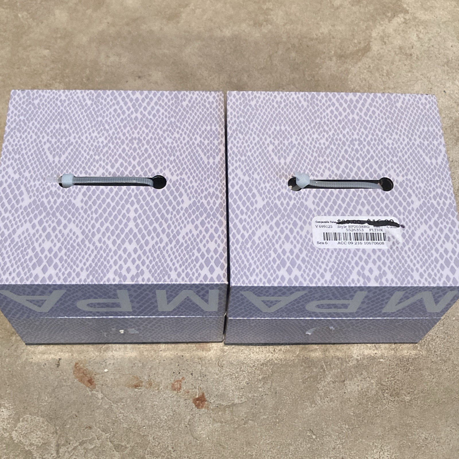 2 Rampage Women’s Square Analog Quartz Watch Set w/ Extra Straps & Boxes