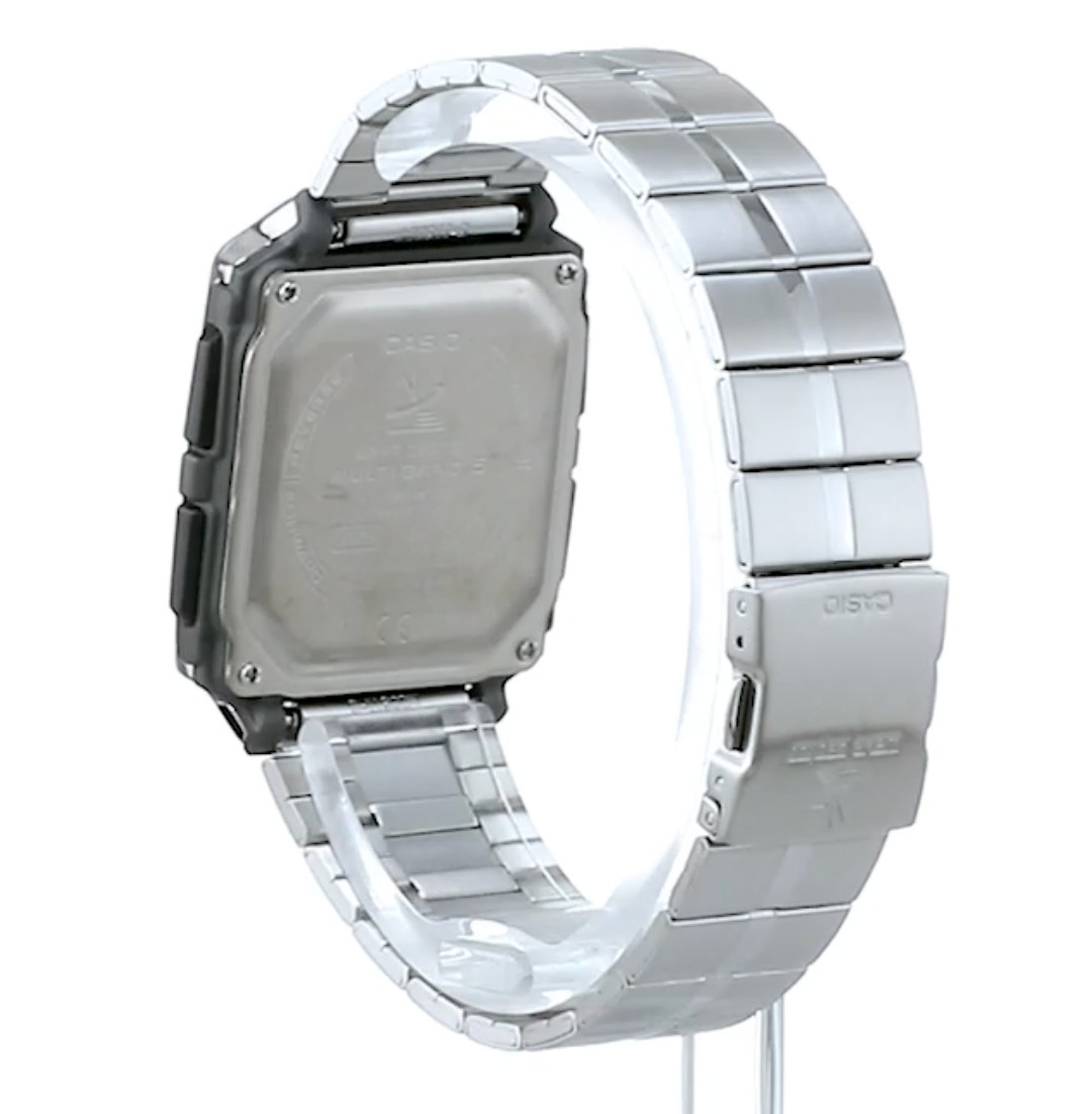 Casio Wave Ceptor WV-59RD-1AJF Men’s Radio Digital Watch Silver Japan New, Fr/s