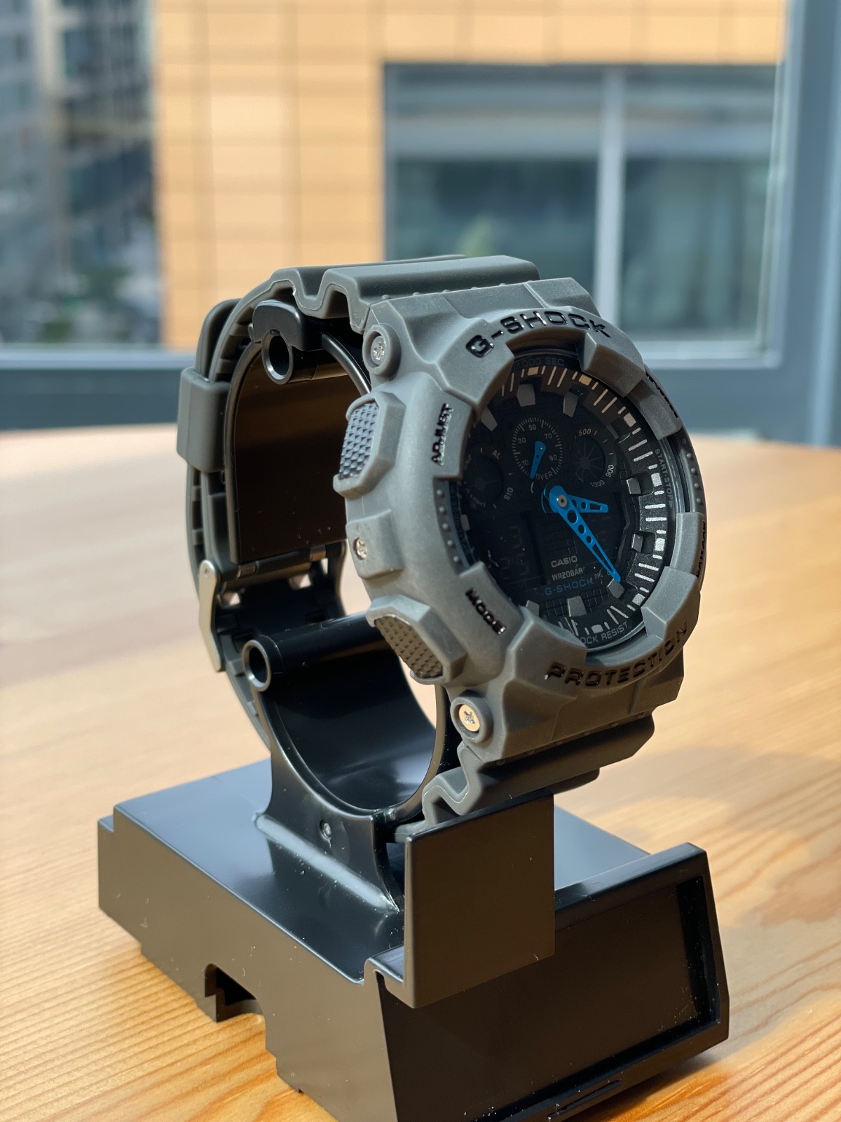 Casio G-Shock Analog Digital GA-100C-8ACR Grey Watch Mens