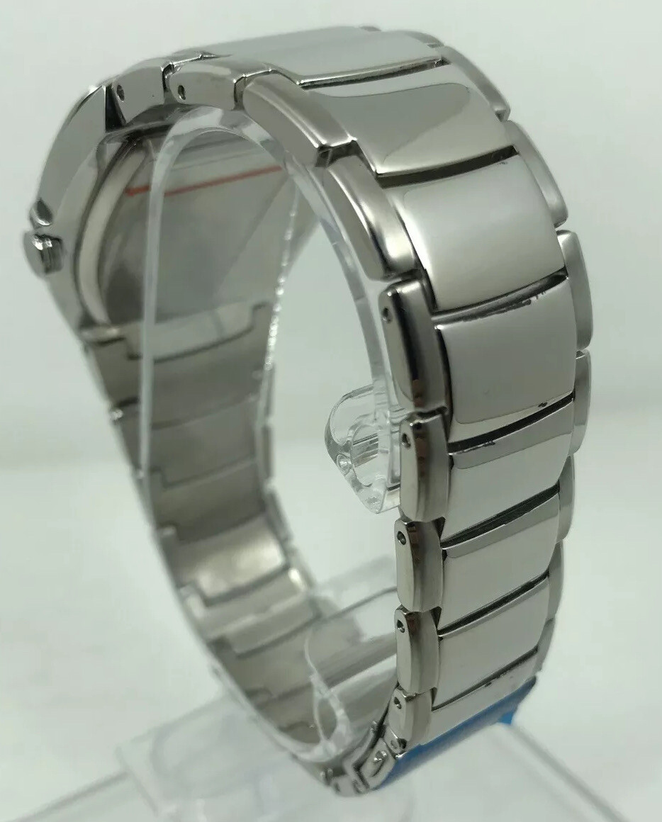 Kenneth Cole Reaction Men’s KC3686 Barrel Tonneau Shape Stainless Steel Watch