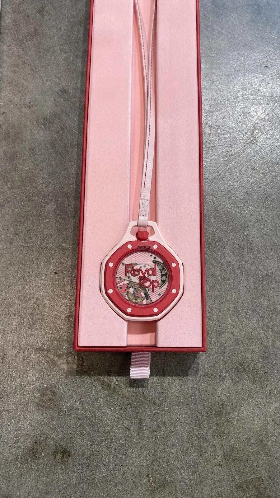 Audemars Piguet X Swatch Royal Pop Pocket Watch red BNWB