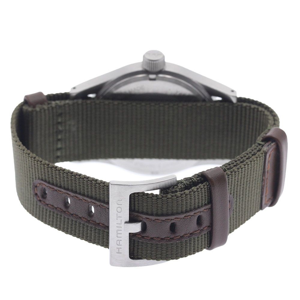 HAMILTON H694390 Khaki Field Mechanical Wristwatch Stainless Steel Nylon
