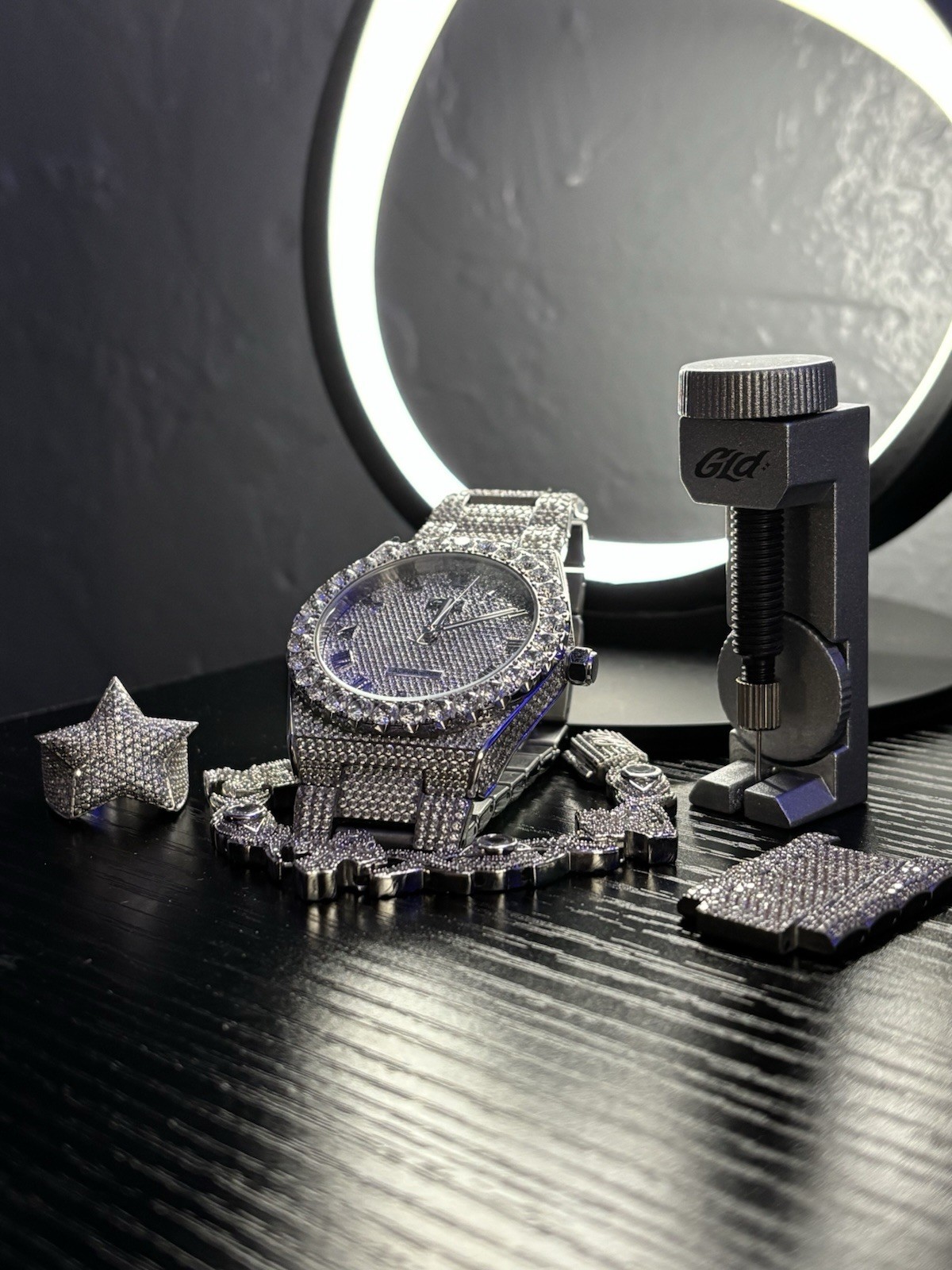 42MM Fully Iced Moissanite Alpha Era® 316