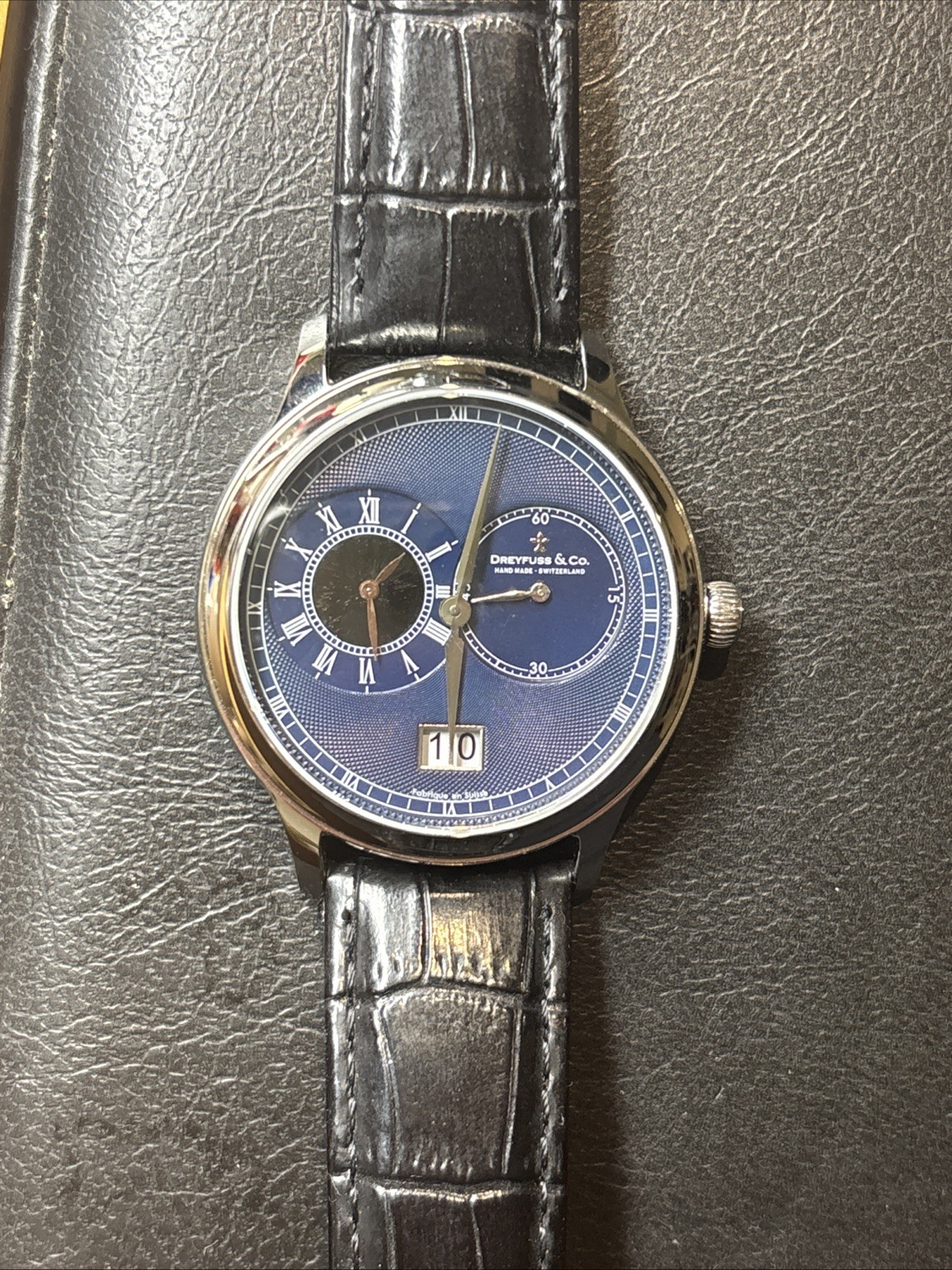 Gents Stainless Steel Dreyfus and Co Quartz Seafarer Watch with Date Working