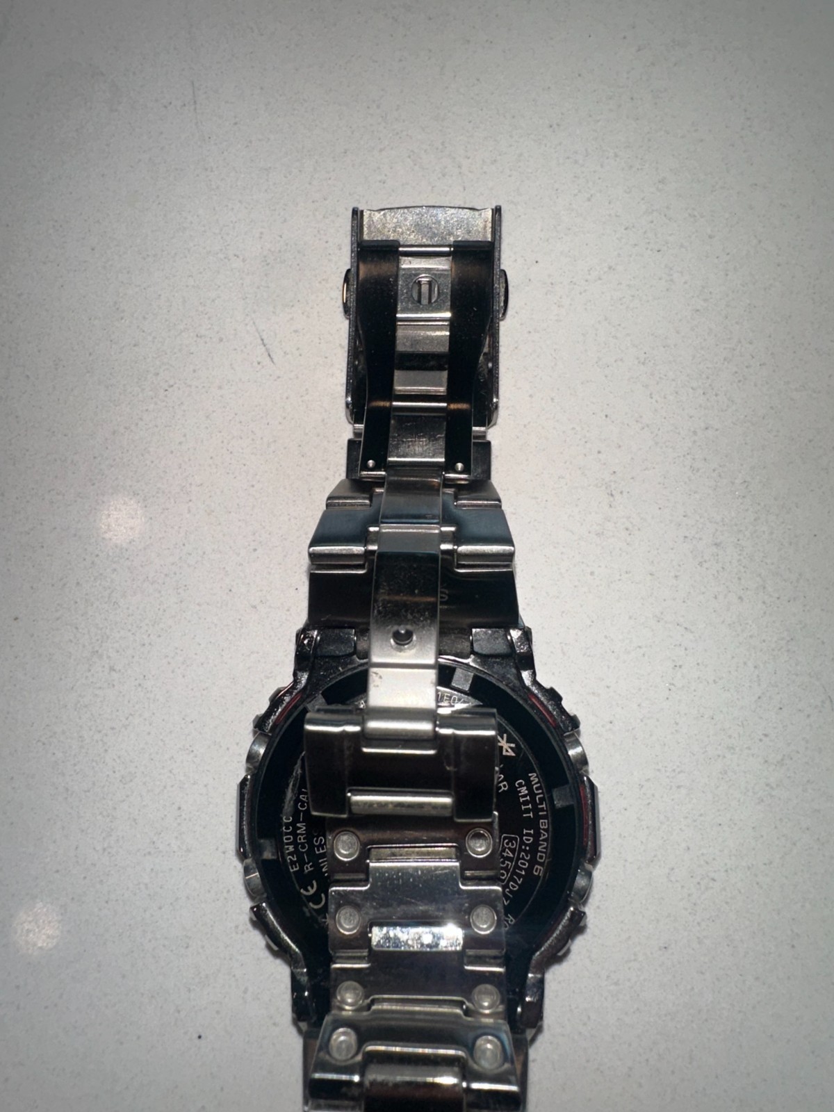 G-Shock Full Metal Silver Bluetooth Tough Solar Men’s Watch GMW-B5000D