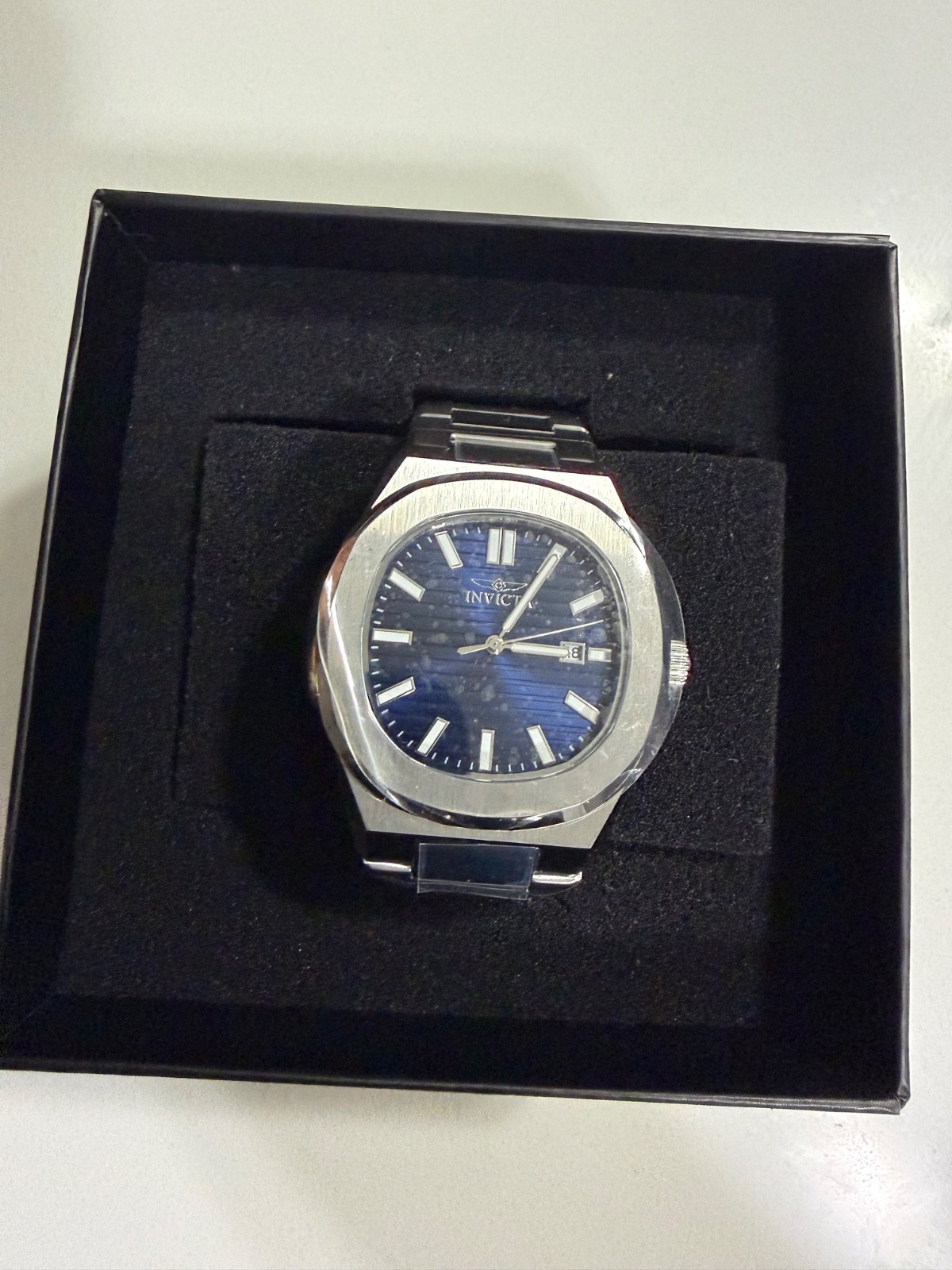 Invicta Speedway brand new stickers on Men’s Quartz Watch, Navy Blue Dial, 41 mm