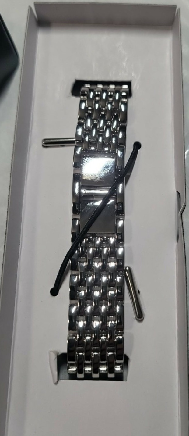 Gruen Women’s Designer Silver & Black Watch Brand New