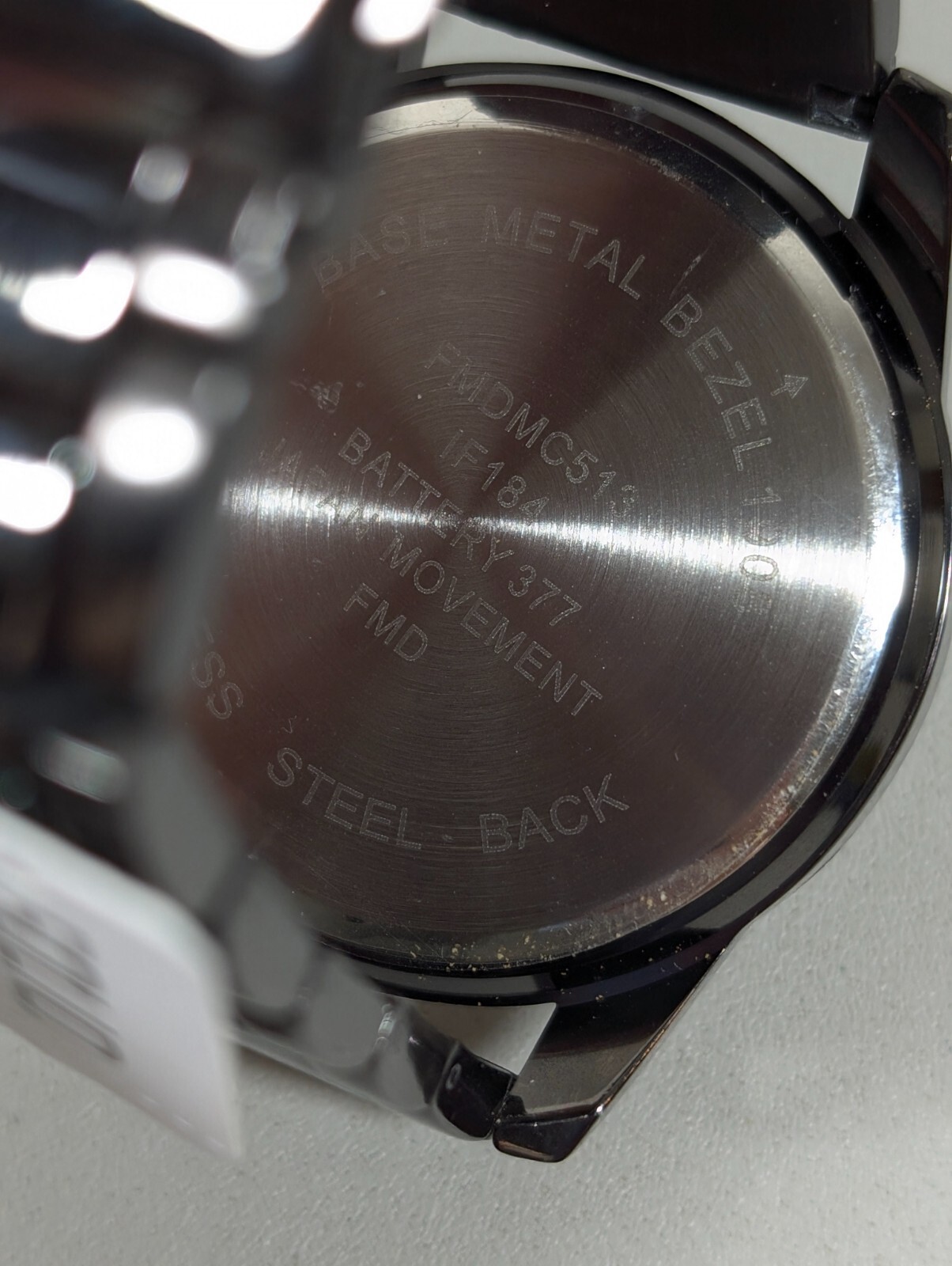 Folio Gunmetal Gray Black Large Dial 8.5 inch 45mm New Battery