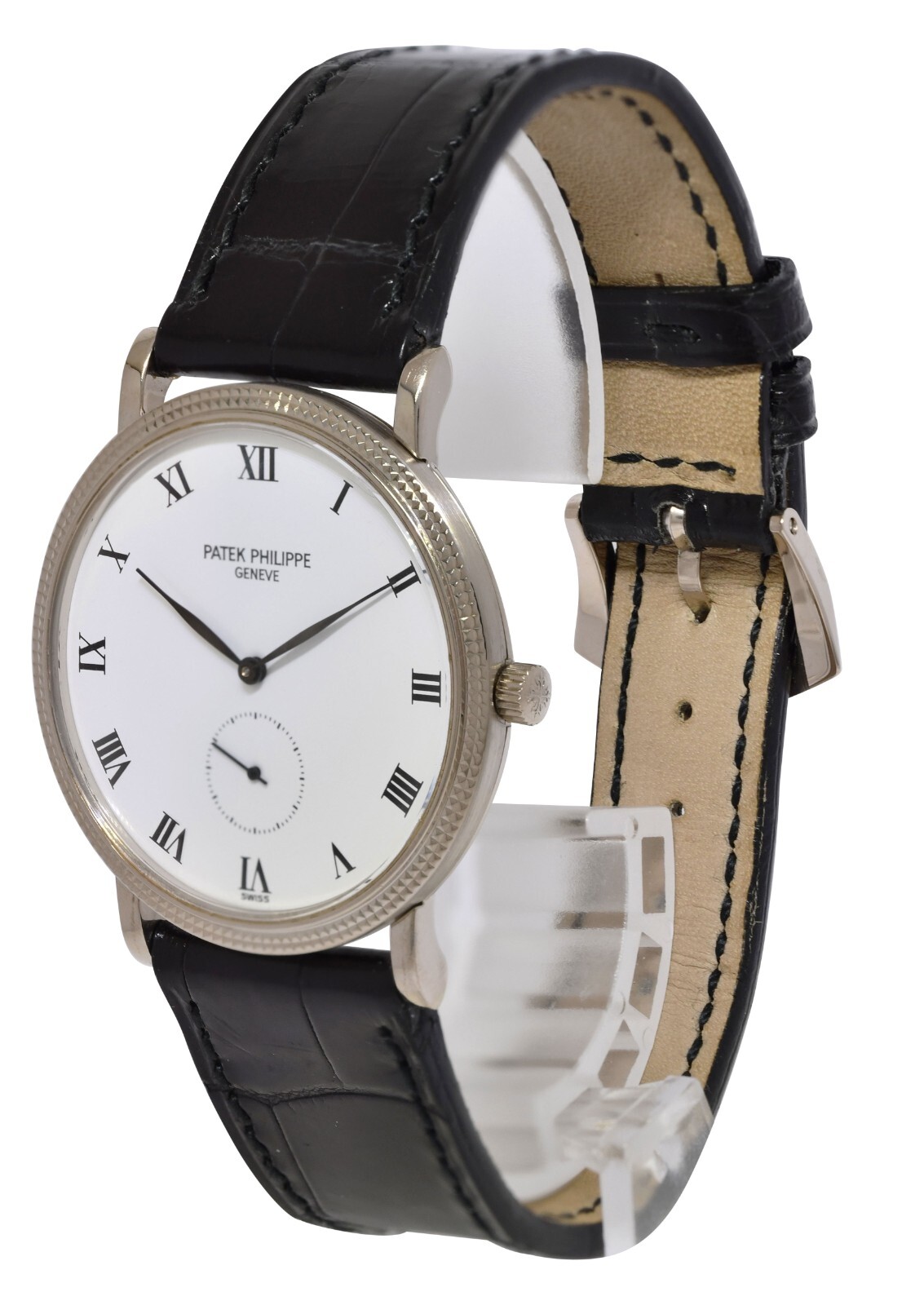 Patek Philippe Calatrava 3919 18k White Gold 33mm Manual Watch 3919G