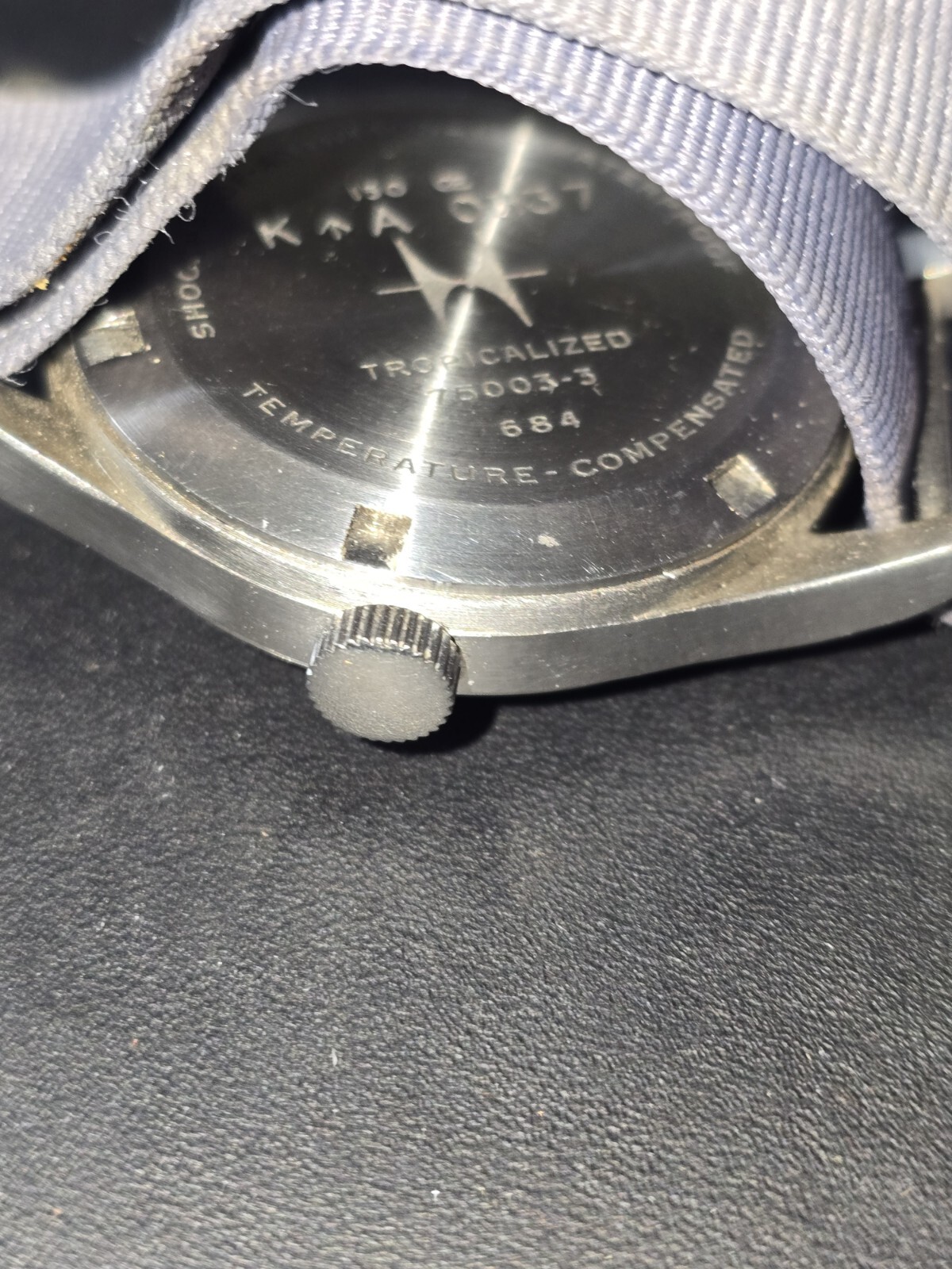 Rare 1960s Hamilton GS 24HR Tropicalized Dial RAF Military Issue Rare