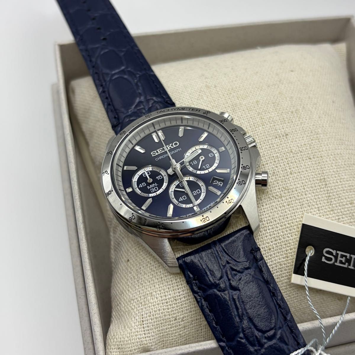 New Genuine Product Seiko Selection SBTR019 Chronograph Navy Dial Quartz SEIKO 3