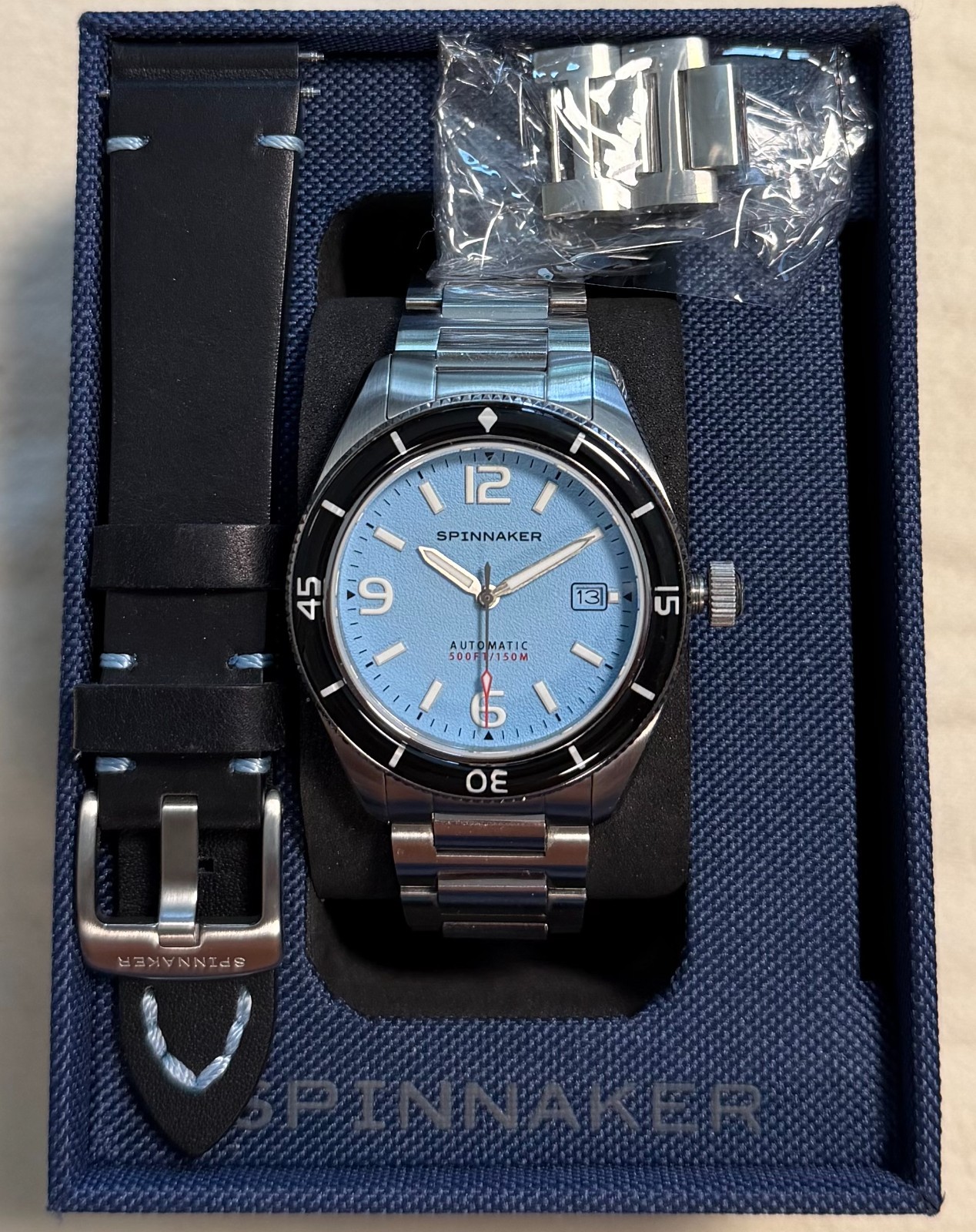 Spinnaker Fleuss Stainless Steel 43mm Japanese Automatic Wristwatch SP-5055-0E
