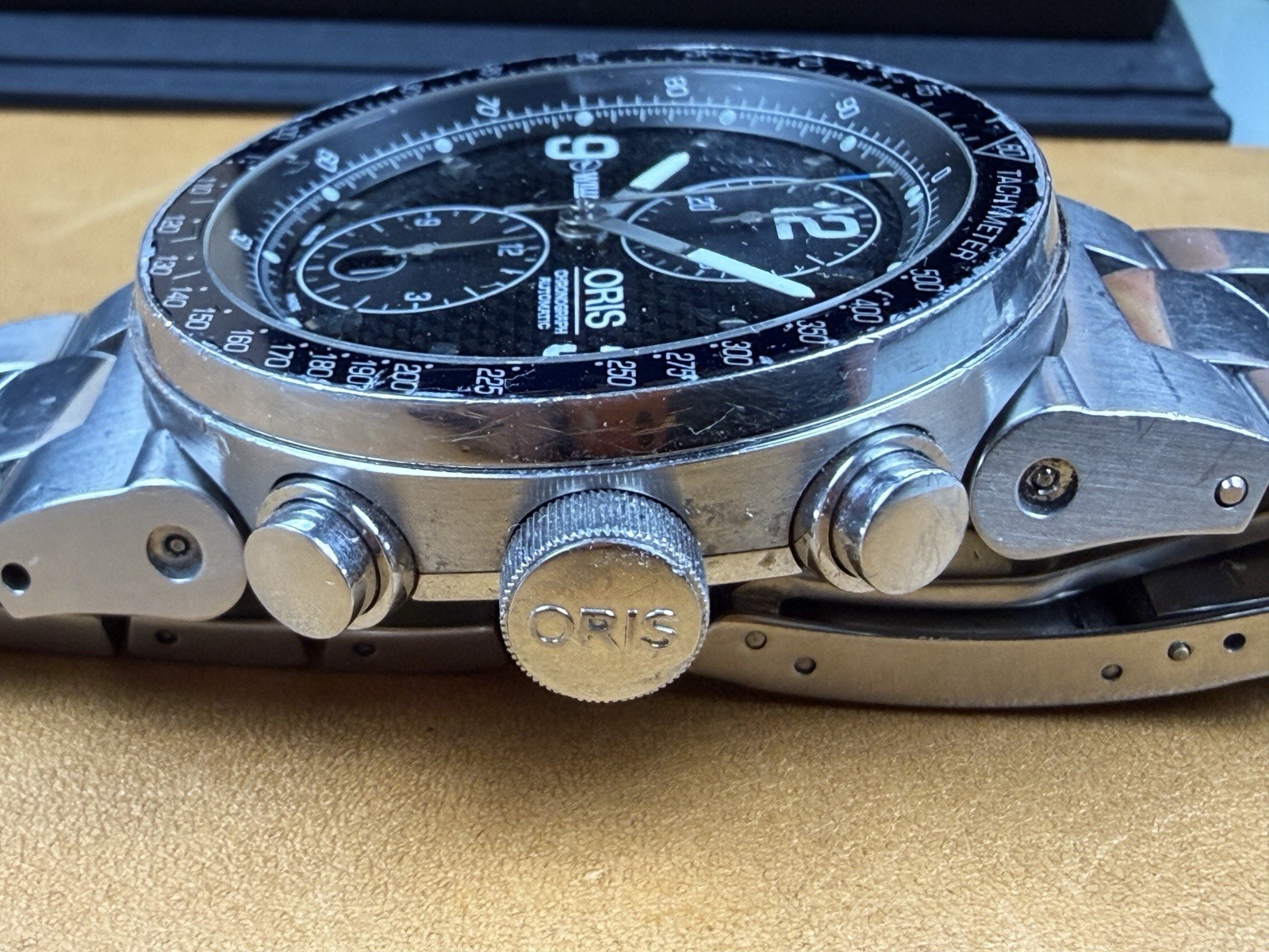 Oris Williams F1 Chronograph 45mm 673 7563 4184 FULL SET AS-IS NON-RUNNING