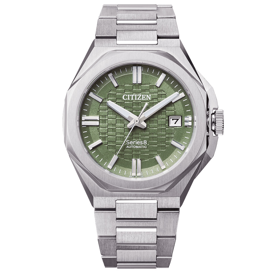 Citizen Series 8 NB6080-51W Automatic Green Dial 39.3mm Watch