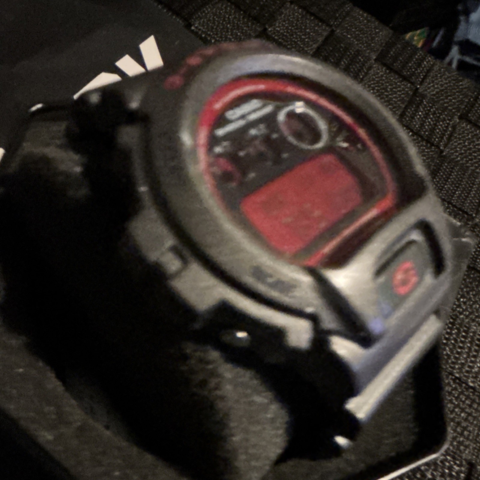 Casio G-SHOCK Grey Red Quartz Digital Shock-Resistant Resin Sport Wristwatch