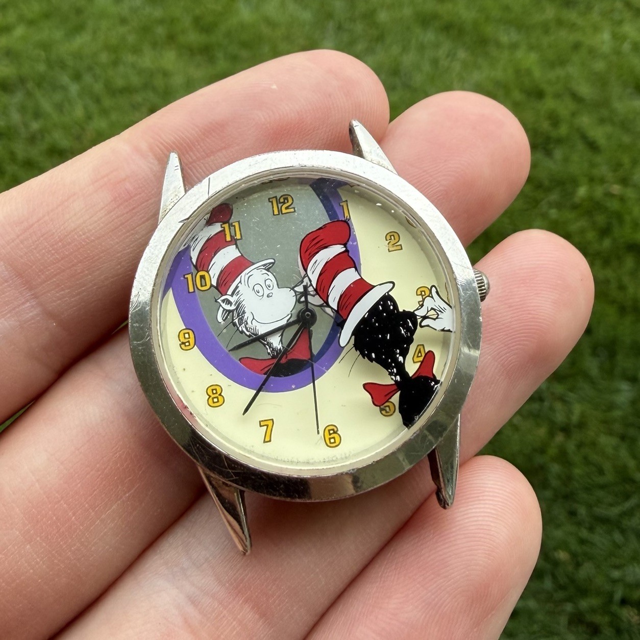 Vintage 90s Dr. Seuss Unisex Cat in the Hat Watch Head – Working