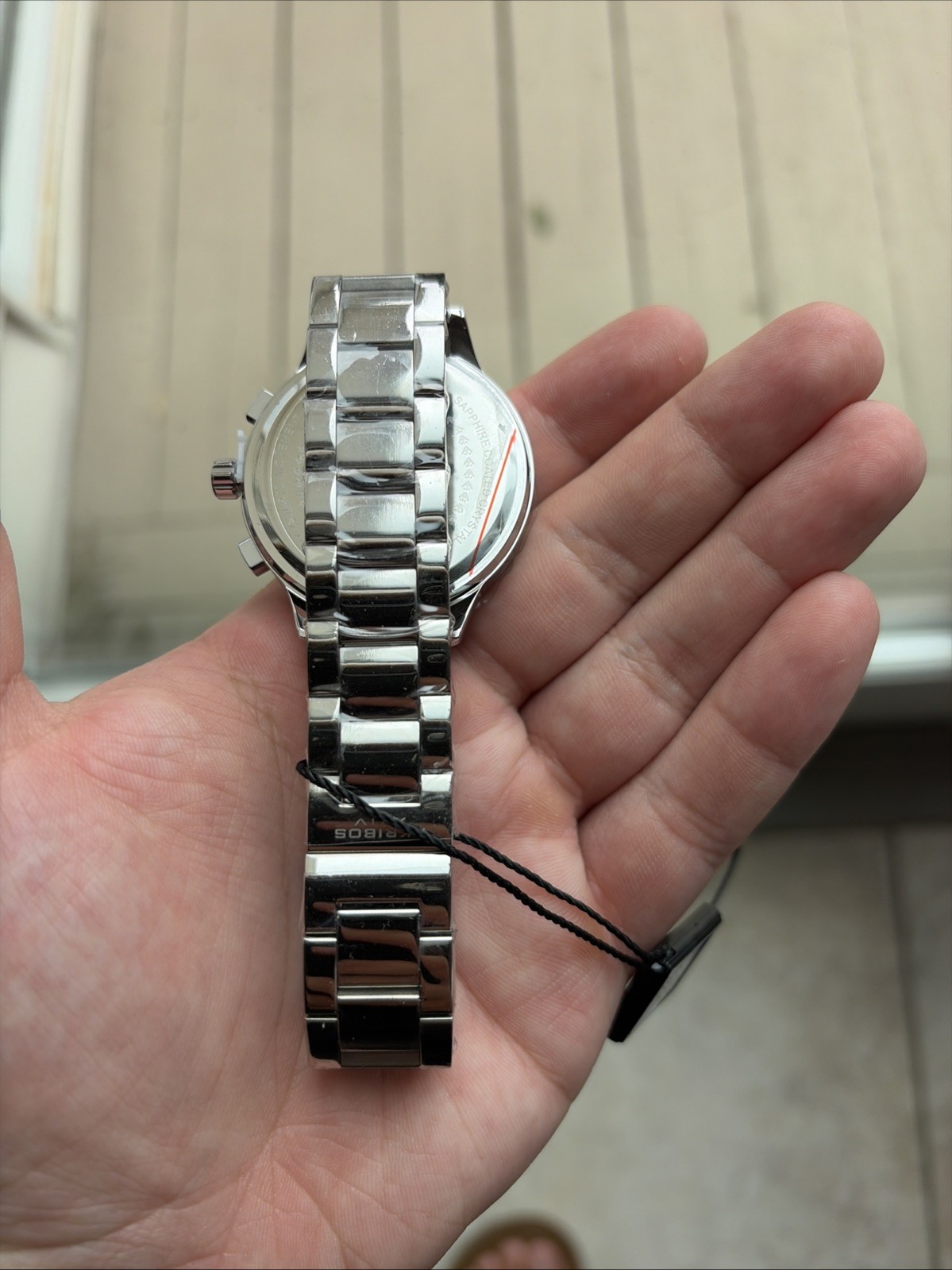 Men’s Akribos XXIV AK1071SS Quartz Chronograph Silver Stainless Steel Watch 43mm