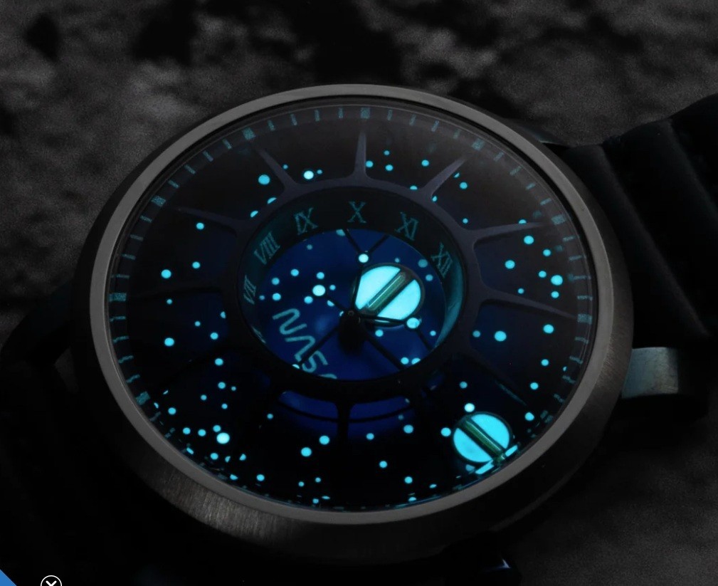 New Xeric NASA Trappist-1 Apollo 11 Limited Edition Automatic Watch, Black dial