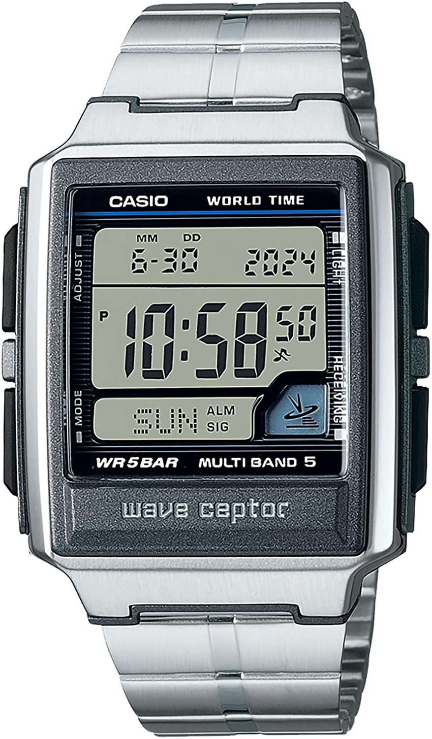 CASIO Men’s Watch WAVE CEPTOR Radio Clock Super Illuminator Type WV-59RD-1AJF