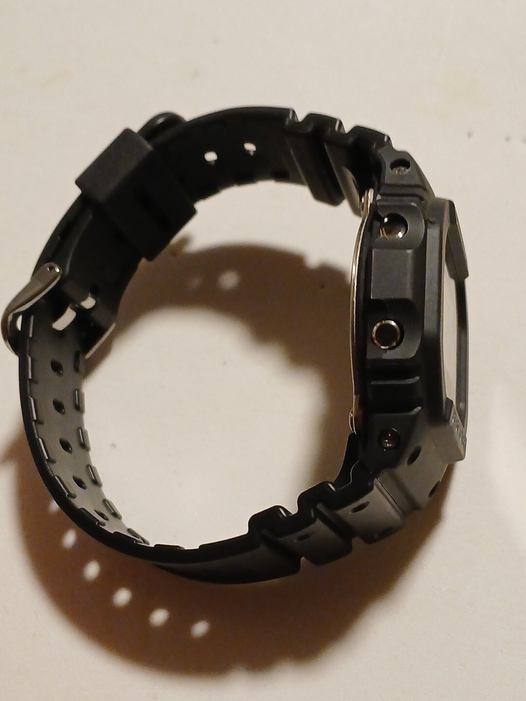 Black Casio G-Shock Watch Digita Resin Band( 5291) DW-5600E-1V