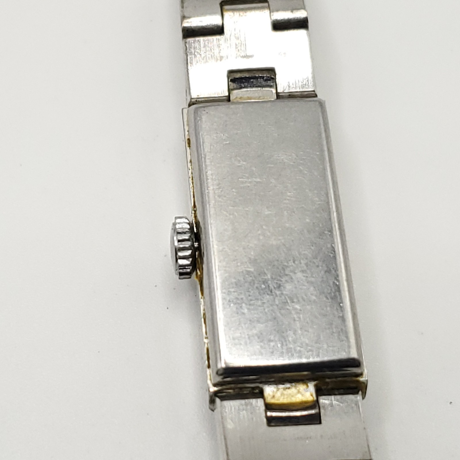 Vintage La Marque Mechanical Small Rectangle Dial Womens Watch 11mm Running 6.75