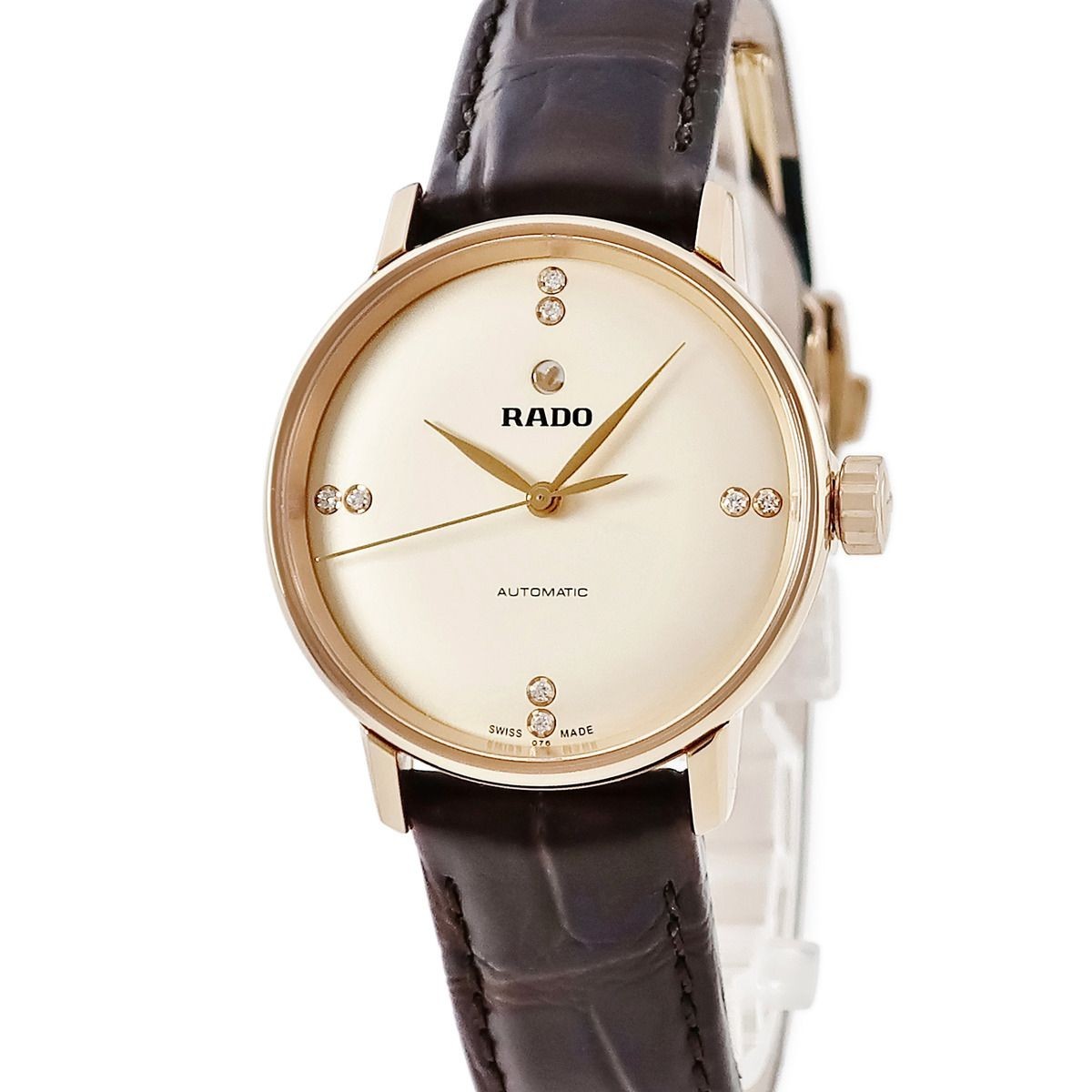 Rado Watch R22865765 Coupor Classic Automatic Diamonds Brown