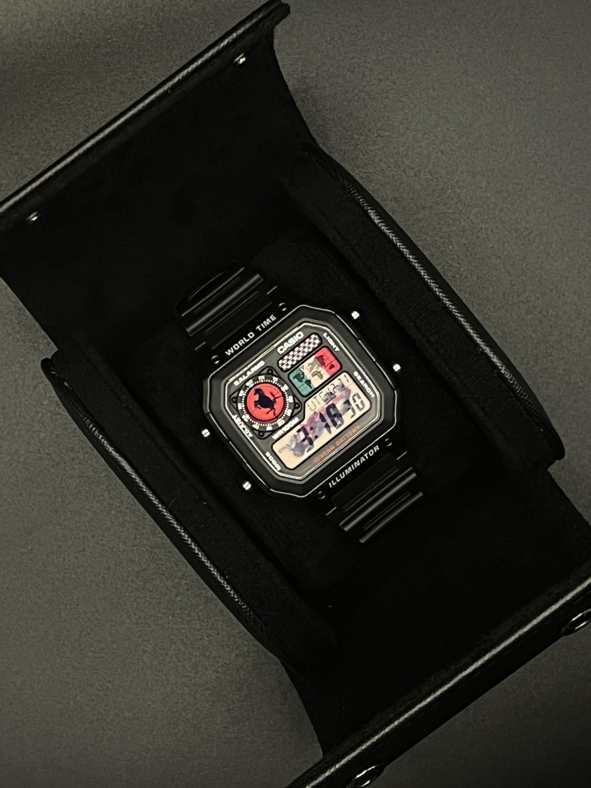 “Tifosi” | 🇮🇹🏎️🏁 | Custom Ferrari Formula CASIO AE-1200WHD | Royale | MOD