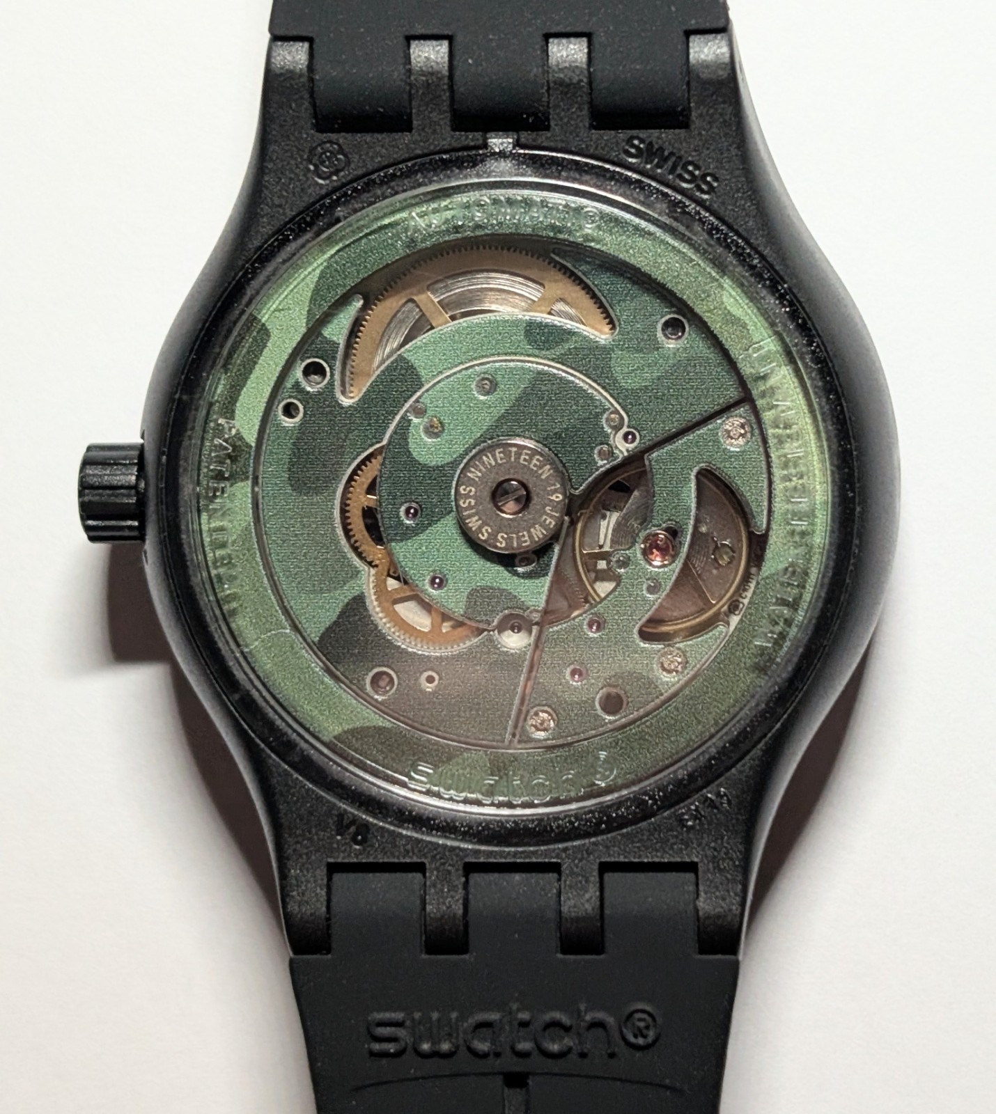 SWATCH | SISTEM KAMU (SUTB407) – Automatic (SISTEM 51) Watch – 42mm Black/Silver