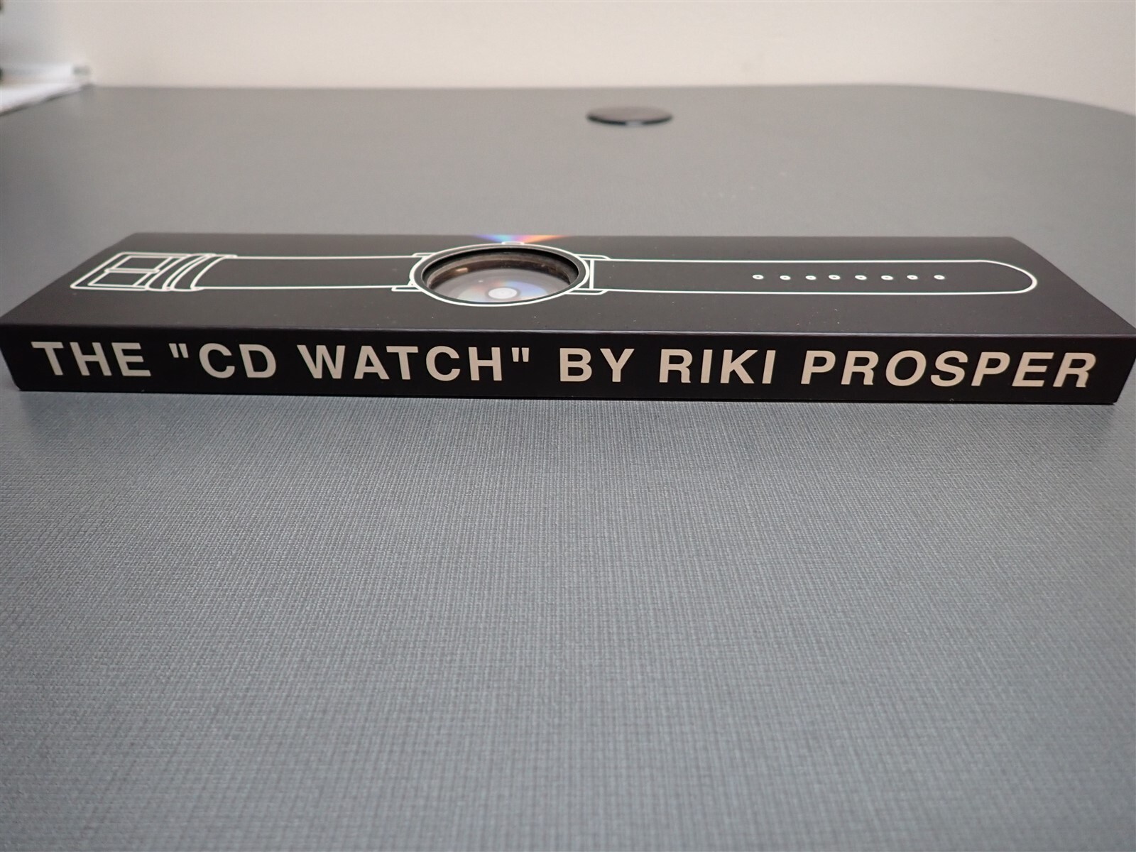 NEW Projects Watches PJT-7520 CD Watch 40mm Black Leather Strap Watch