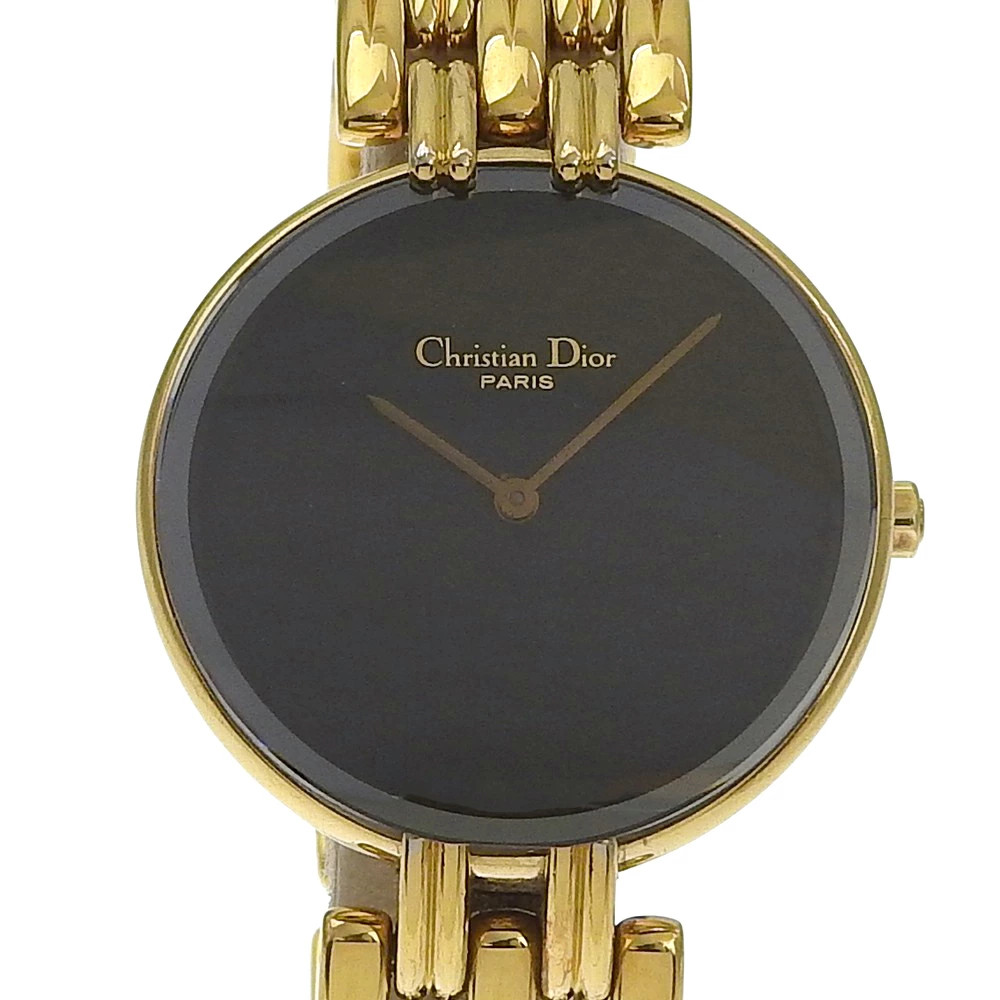Dior Bakira 46 154-2 27mm Black Dial Quartz Women’s Wristwatch #NW397