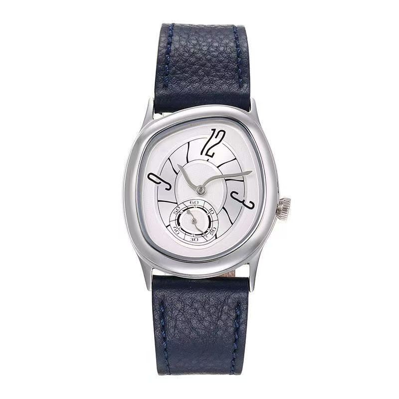 Gold Silver Rose-gold Mirage Dress Watch Melting Vintage Rare French Irregular