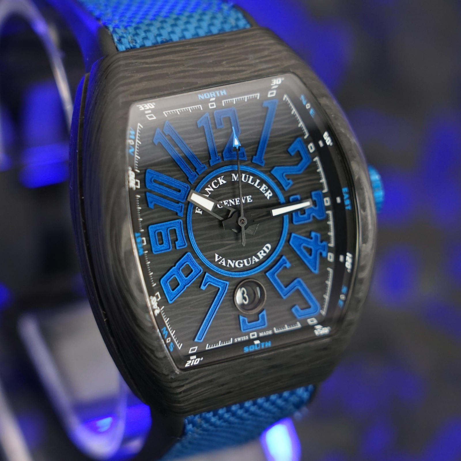 Franck Muller Vanguard Carbon 41mm – V41SCDT – Full Set