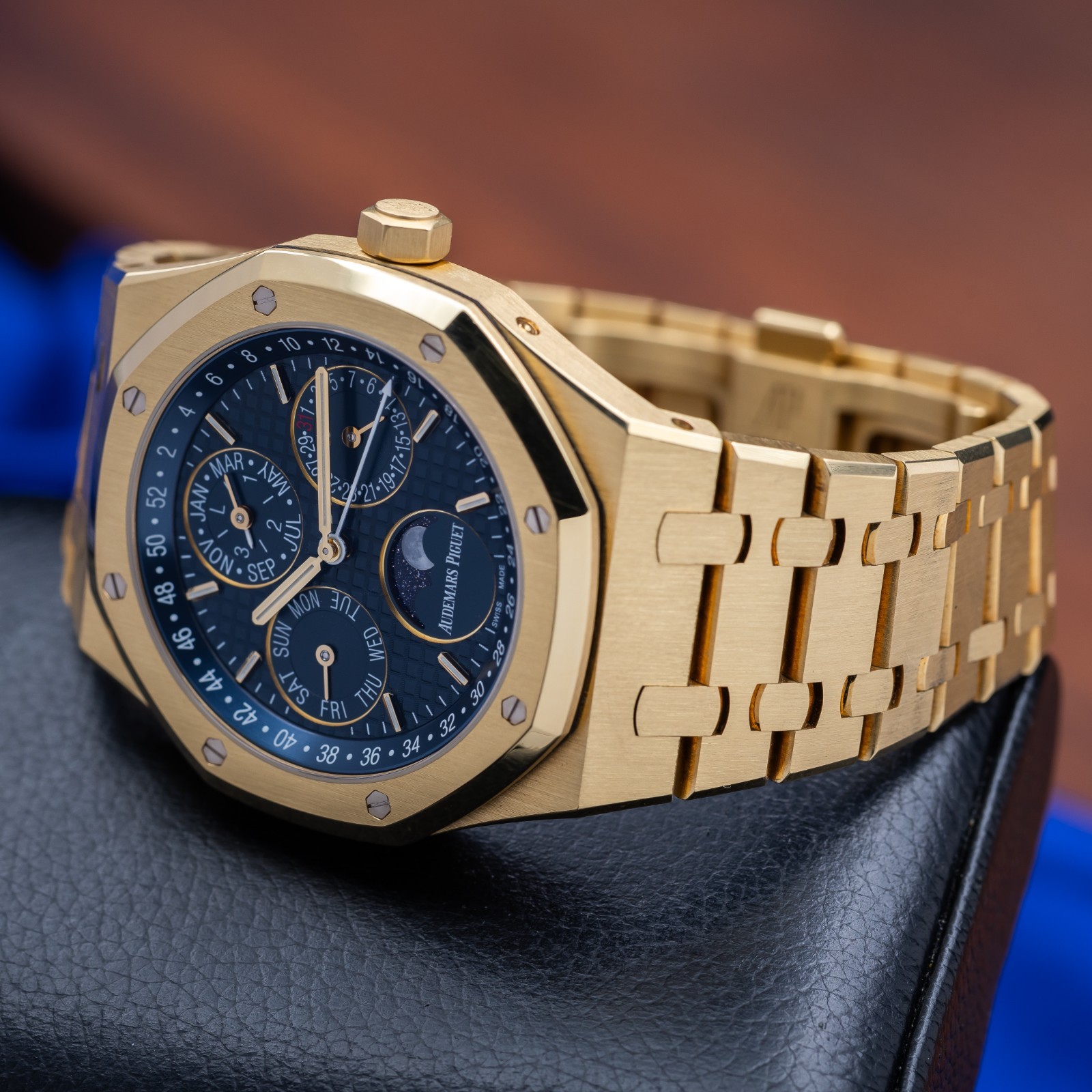 AUDEMARS PIGUET Royal Oak Perpetual Calendar Blue Dial 26574BA.OO.1220BA.01