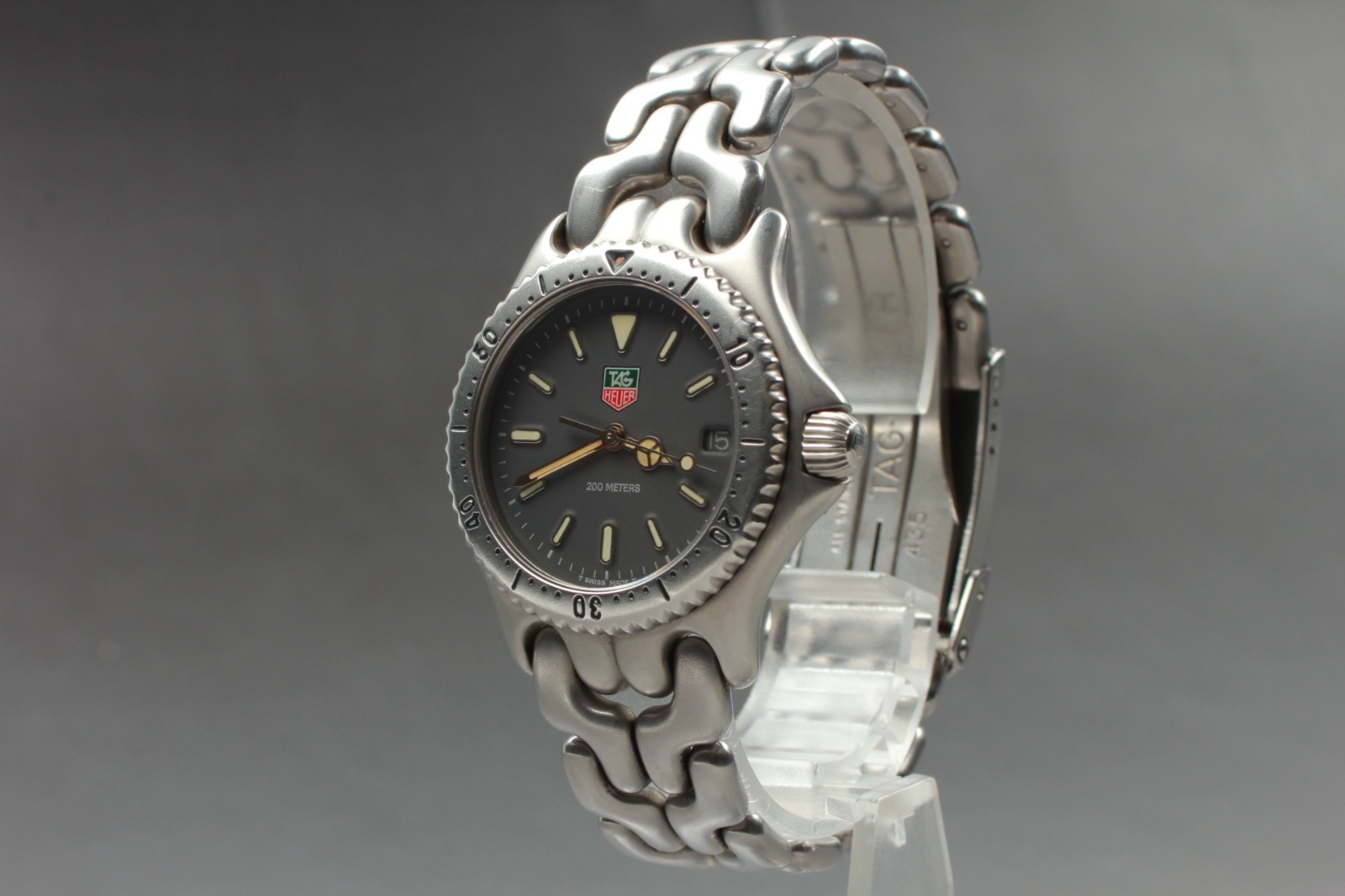 【EXC+++++】 Tag Heuer S99.213M Gray Dial Date 36mm Men’s Quartz Watch from JAPAN