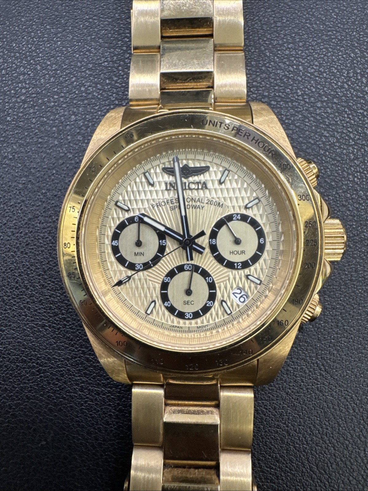 Invicta Speedway Chronograph Gold Dial Men’s Watch 14929