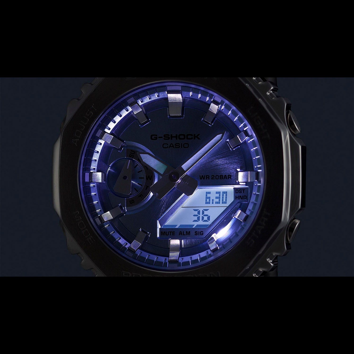 Casio G-SHOCK Metal GM-2110D-2BJF AnaDigital Solar Bluetooth Japan Import