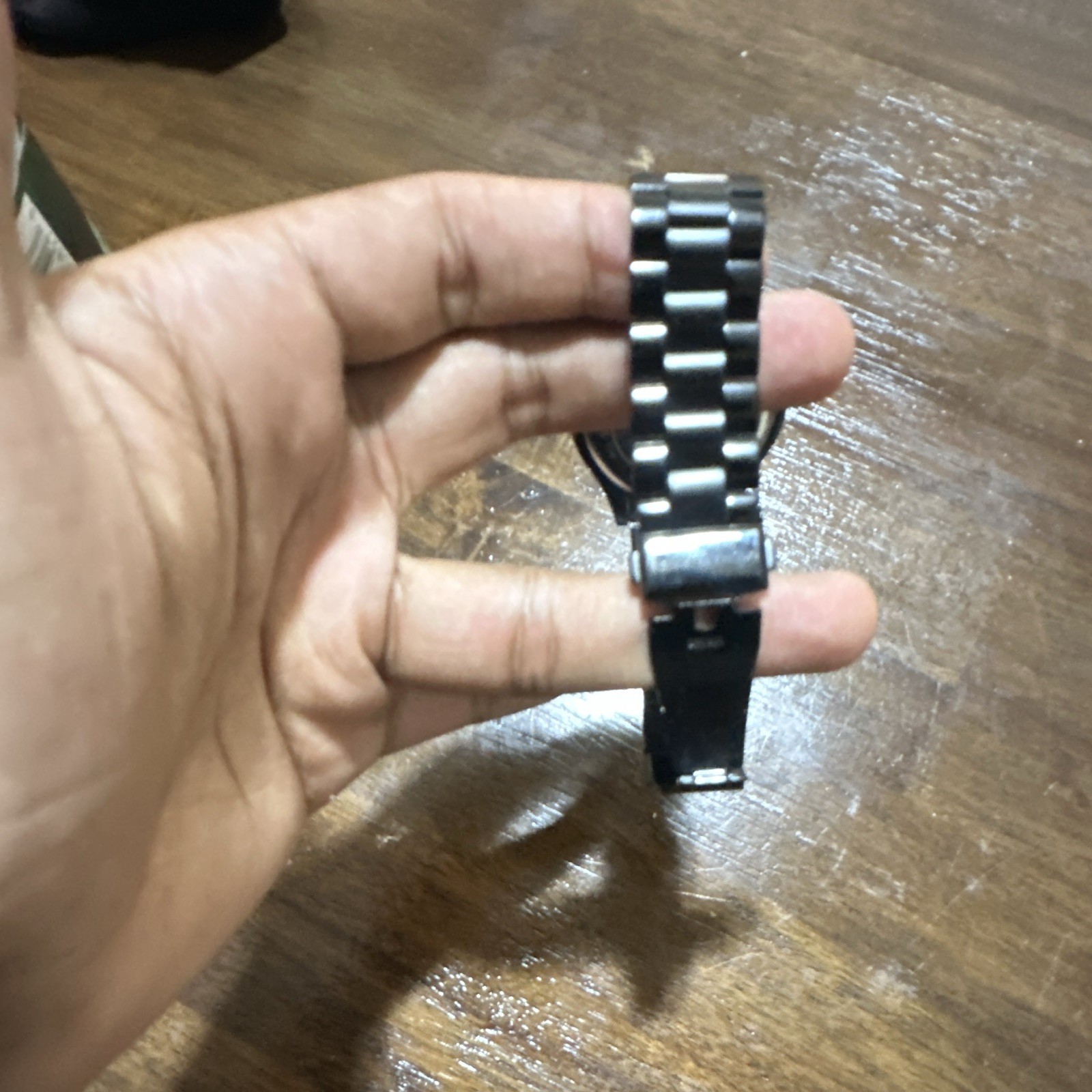 Michael Kors Slim Runway 42mm Black Stainless Steel Quartz Watch 50m WR
