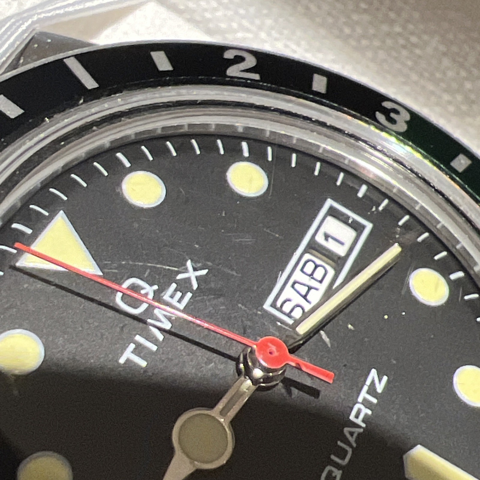 Timex Q Timex Mens Watch Reissue 38mm Stainless Steel Nato Strap TW2U60900 -F430