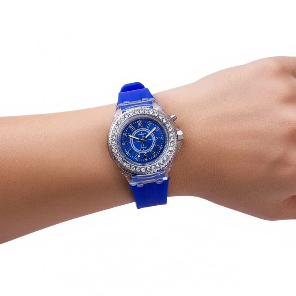 Mens Womens LED Watches Luminous Quartz Watches by Geneva