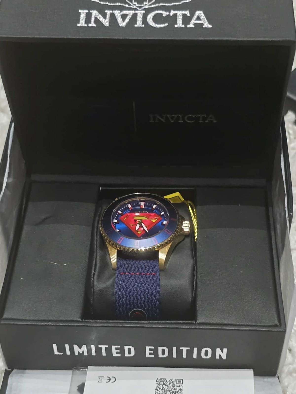 Invicta DC Comics Superman Men’s Watch – 44mm, Blue (41287)BRAND NEW #0118/4000