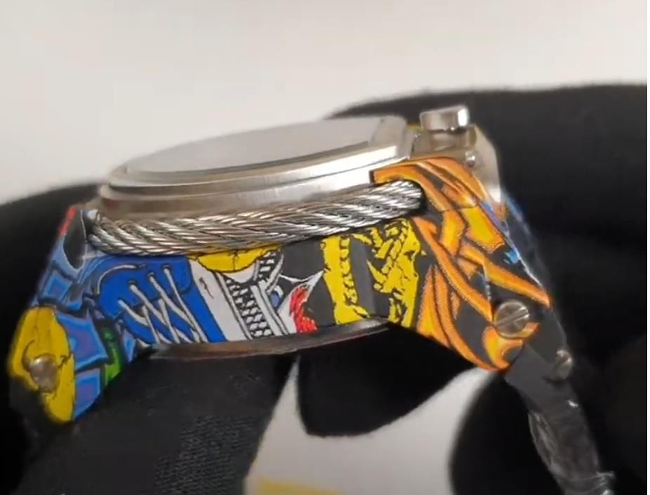 Invicta Reserve Bolt Zeus Magnum Graffiti Black Dial Swiss Mvt Watch 52mm New