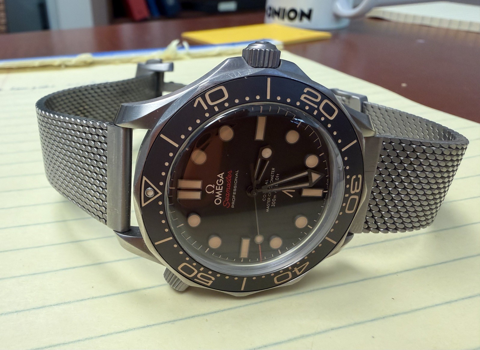 Omega Seamaster Diver 300M 007 Co-Axial 210.90.42.20.01.001 Mens Excellent A5567