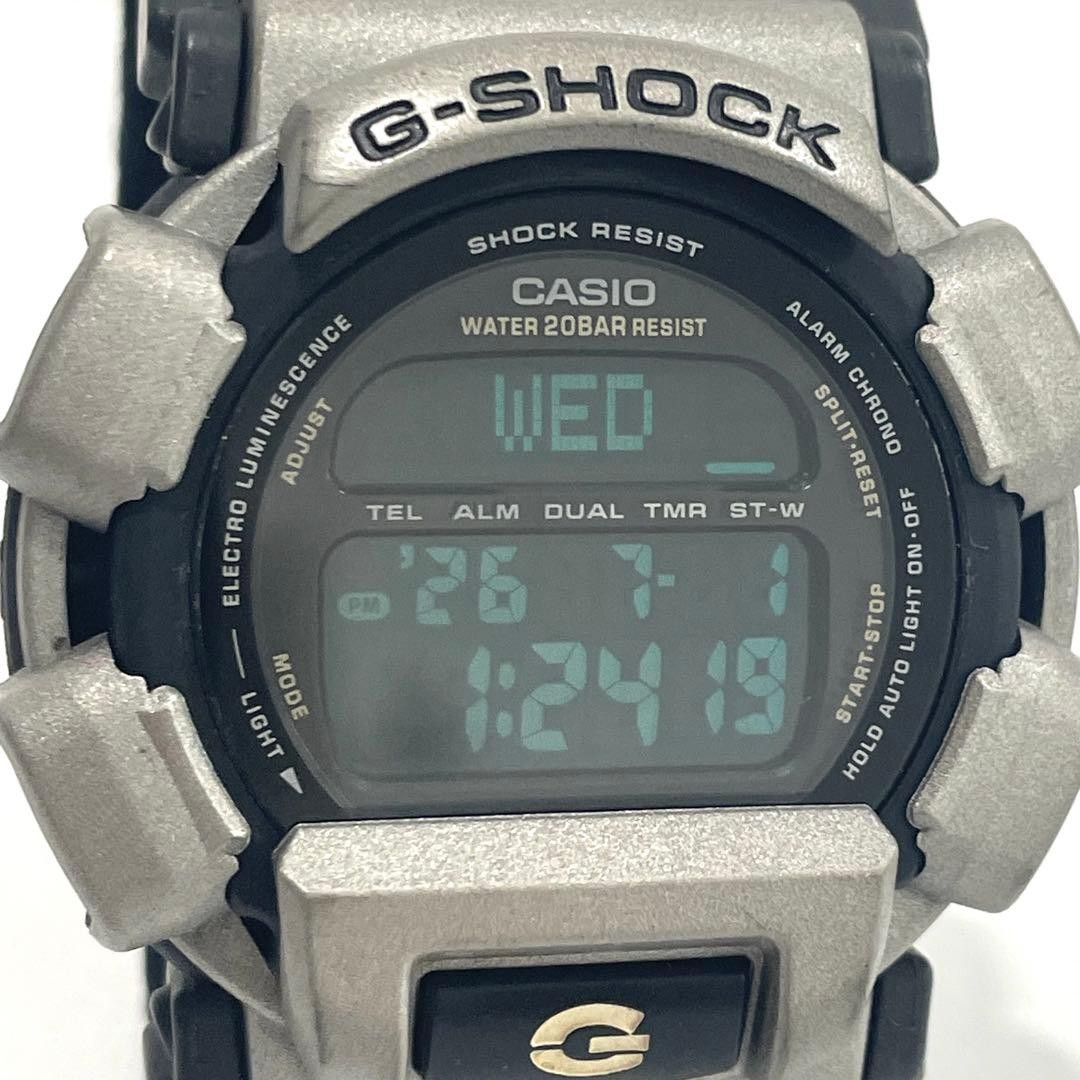 Working condition CASIO G-SHOCK digital watch DW-003, bezel missing.