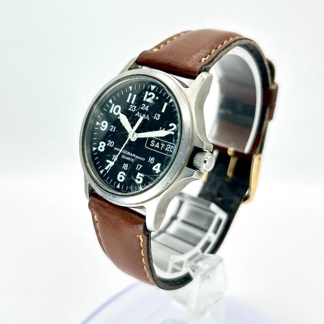 Vintage seiko alba V533-6A00 Men Quartz Watch good working unisex