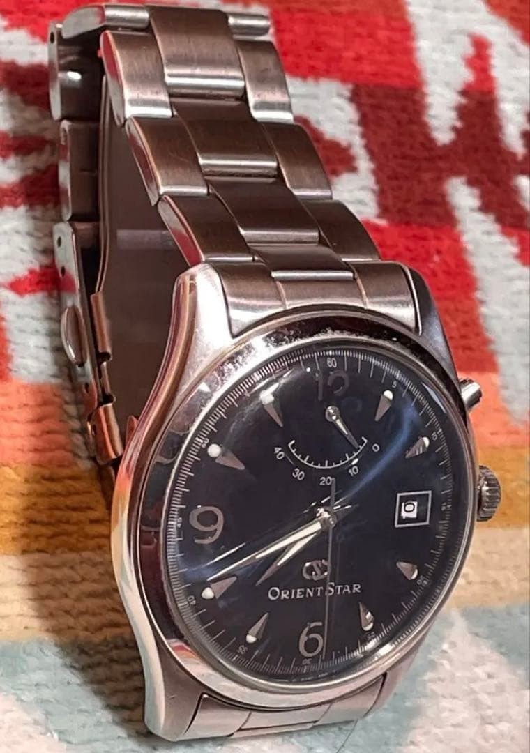 Orient Star Classic EX0C-C0 CS Blue Dial Automatic Men’s Watch Used Working #41